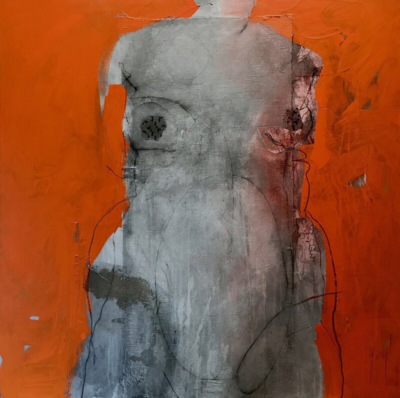 Catherine Woskow, ‘[Reception] Cadmium Torso’, ca. Contemporary, Painting, Oil on canvas, ÆRENA Galleries and Gardens