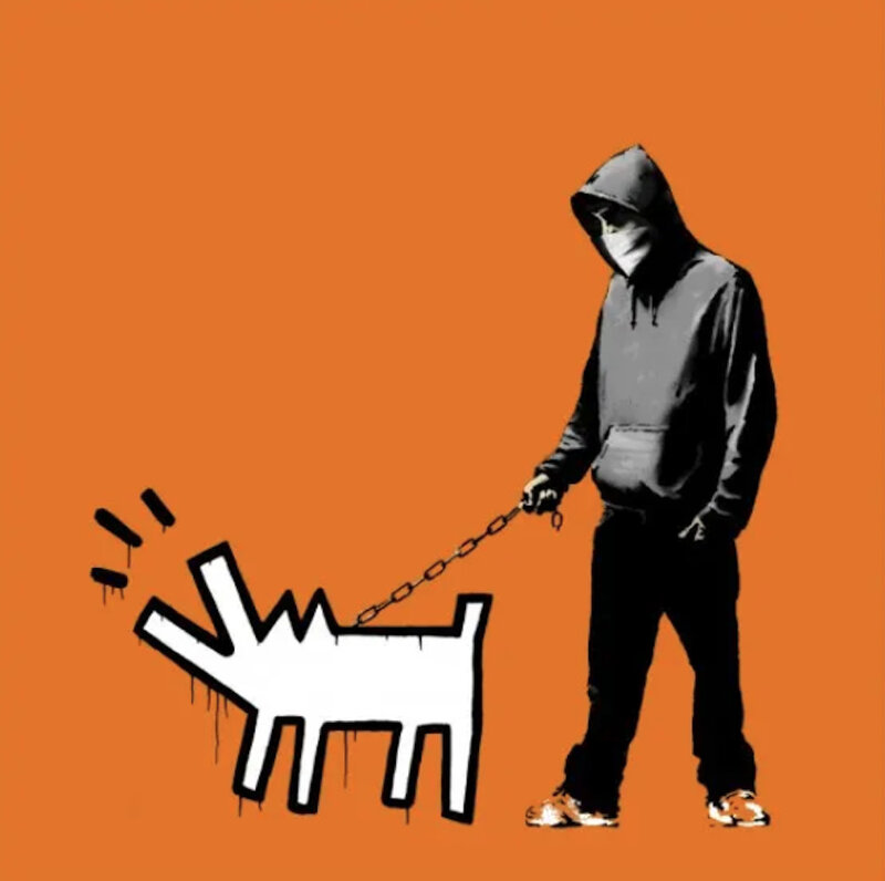 Banksy, ‘Choose Your Weapon (Dark Orange)’, 2010, Print, Screenprint, Red Eight Gallery