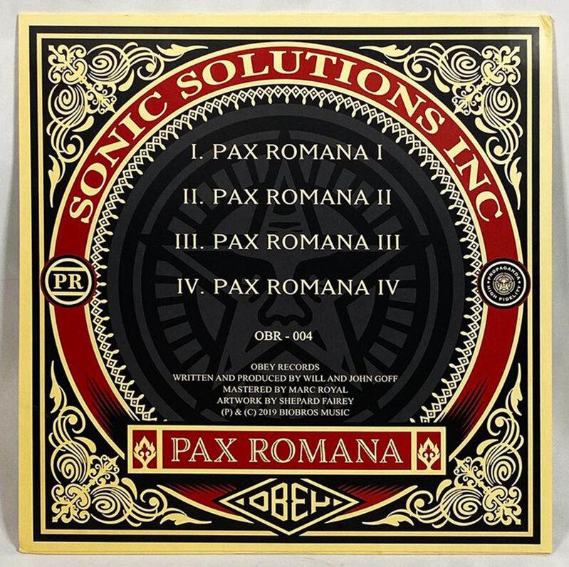 Shepard Fairey, ‘Pax Romana LP’, 2020, Print, LP Record Sleeve Hand-signed and Numbered, AYNAC Gallery