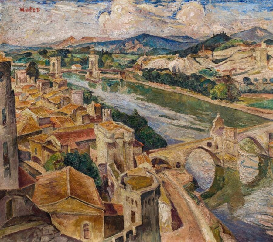 Avignon depuis le rocher des Doms
