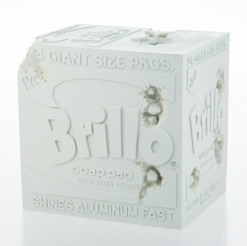 Daniel Arsham X The Andy Warhol Museum, ‘Eroded Brillo Box’, 2020, Sculpture, Plaster with glass fragments, Heritage Auctions