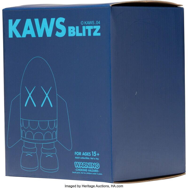 KAWS, ‘Blitz (Blue)’, 2004, Sculpture, Painted cast vinyl, Heritage Auctions
