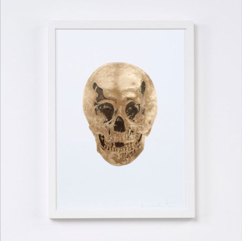 Damien Hirst, ‘Death or Glory - Autumn Gold / Cool Gold Glorious Skull’, 2011, Print, Foilprint, Weng Contemporary