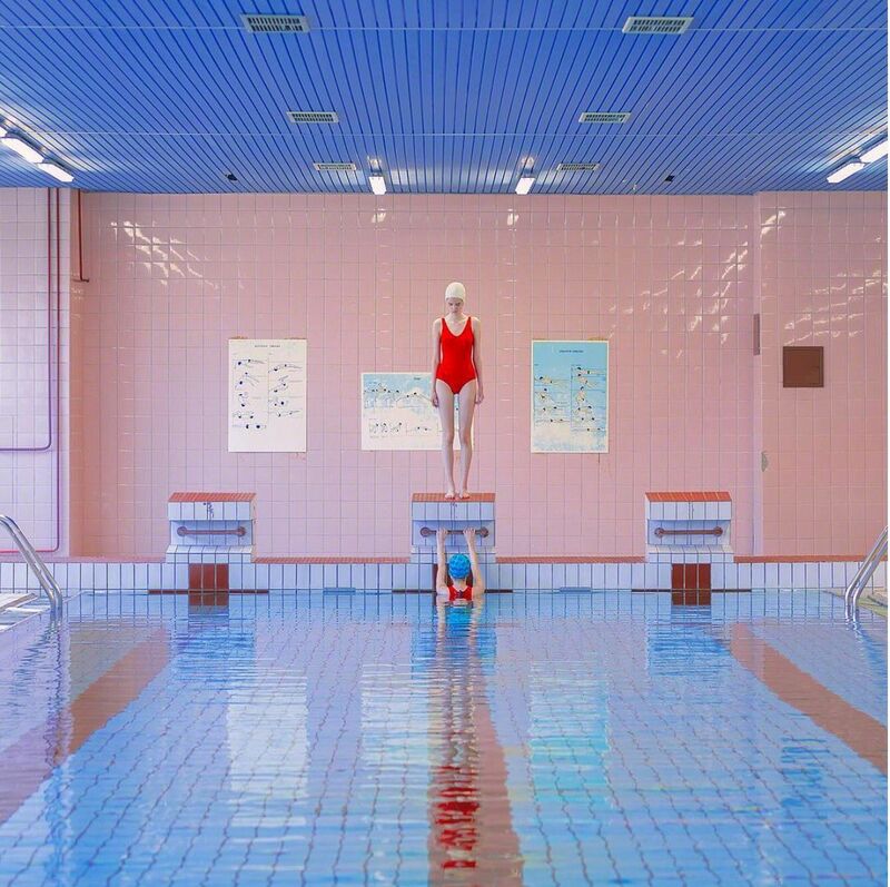 Mária Švarbová, ‘Hidden Swimmer’, 2018, Photography, Archival Pigment Print, Contessa Gallery