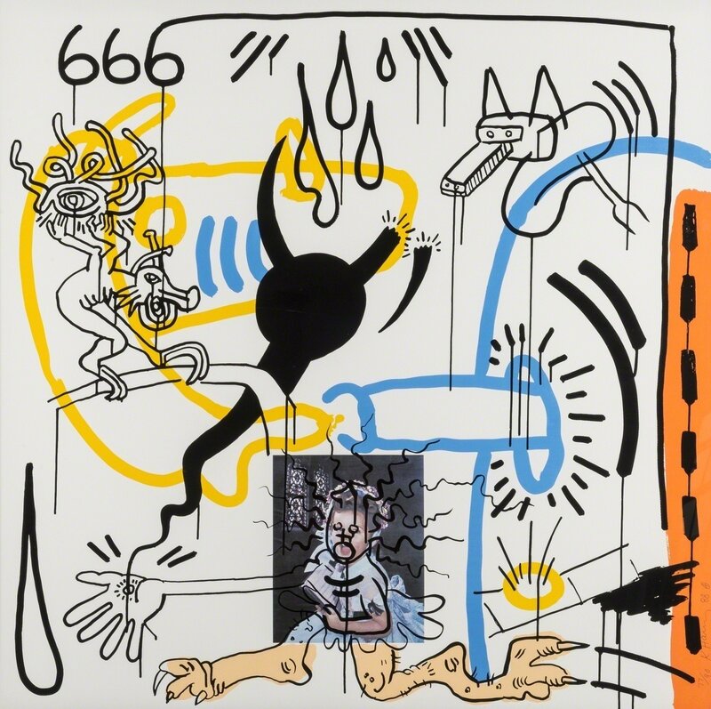 Keith Haring, ‘APOCALYPSE (#8) (LITTMANN P. 106)’, 1988, Print, Screenprint in colours, Forum Auctions