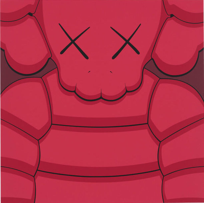 KAWS, ‘What Party (Red)’, 2020, Print, Screenprint on Saunders Waterford 425gm HP hi-white, Artsy x Forum Auctions