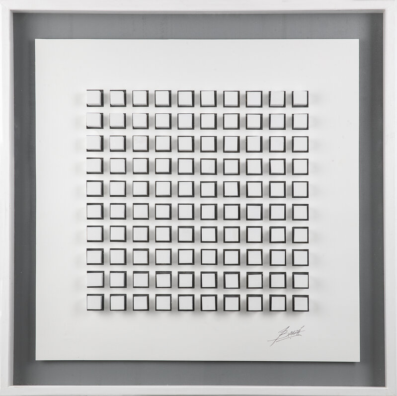 Julio Bauzá, ‘S/T’, 2020, Painting, Wood and acrylic. 100 wooden cubes of 3 x 3 cm, Galería de arte Luisa Pita
