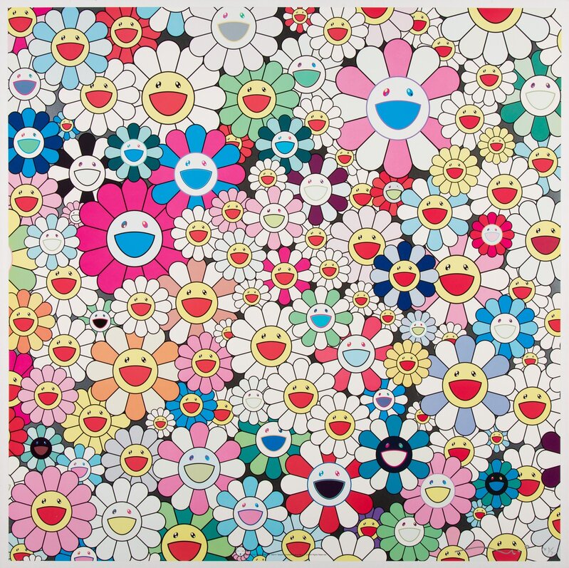 Takashi Murakami, ‘Maiden in the Yellow Straw Hat’, 2010, Print, Offset lithograph in colors on smooth wove paper, Heritage Auctions
