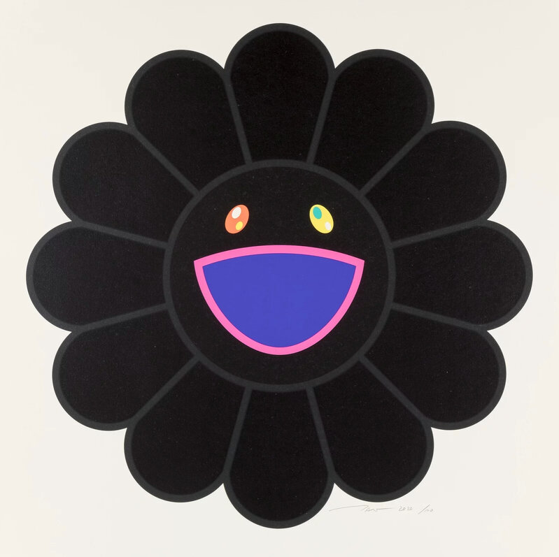 Takashi Murakami, ‘Flower Soul to Soul’, 2020, Print, Silkscreen with lame processed, Pinto Gallery