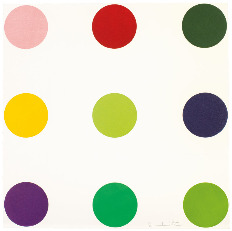 Damien Hirst, ‘Phenformin’, 2010, Print, Woodcut in colors, on Somerset White paper, Gallery Red