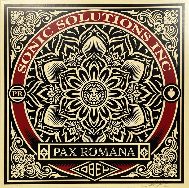 Shepard Fairey, ‘'Pax Romana' Vinyl LP (w/SSI)’, 2020, Print, Serigraph print on record album sleeve with original vinyl., Signari Gallery