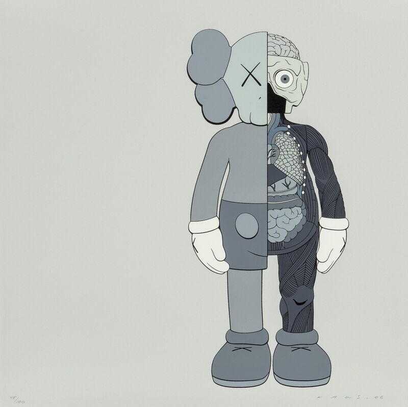 KAWS, ‘Companion (Grey)’, 2006, Print, Screenprint in colors on paper, Heritage Auctions