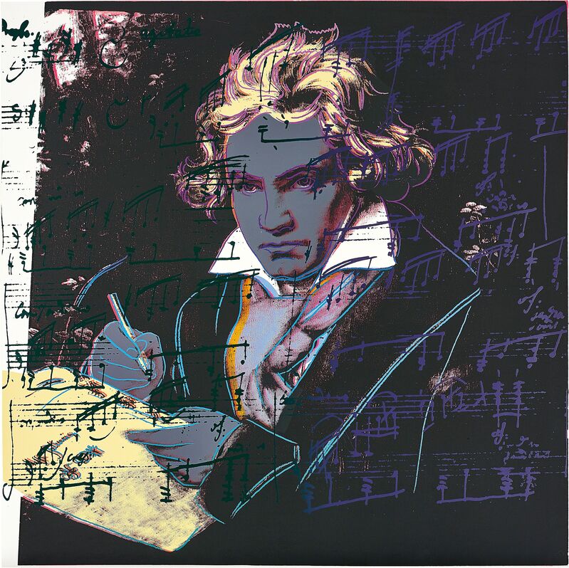 Andy Warhol, ‘Beethoven’, 1987, Print, The complete set of four screenprints in colours, on Lenox Museum Board, the full sheets, Phillips