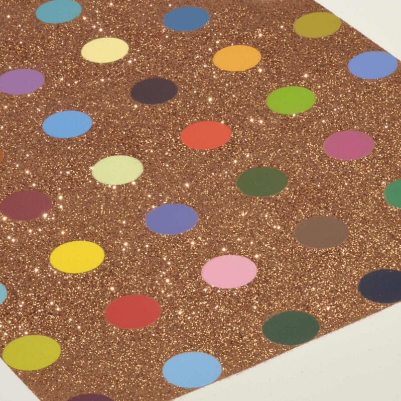Damien Hirst, ‘Damien Hirst, Carvacrol (with Bronze Glitter)’, 2008, Print, Silkscreen with Bronze Glitter, Oliver Cole Gallery