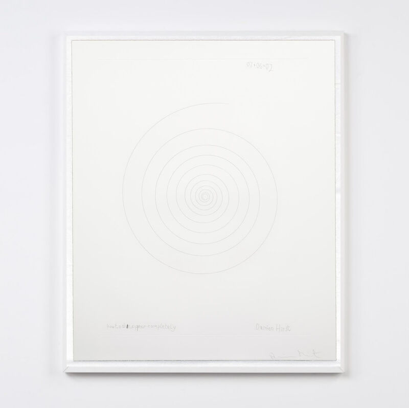 Damien Hirst, ‘How to disappear completely (from In a Spin, the Action of the World on Things, Volume II)’, 2002, Print, Etching in colors on Hahnemühle paper, Weng Contemporary
