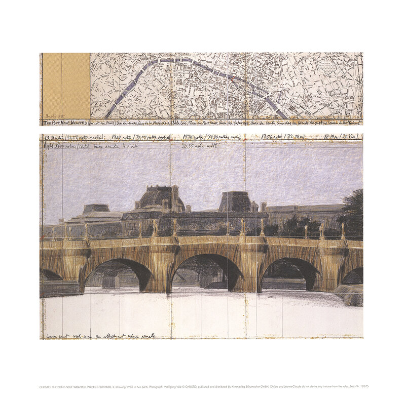 Christo, ‘Le Pont Neuf Wrapped II’, 2000-2005, Ephemera or Merchandise, Offset Lithograph, ArtWise