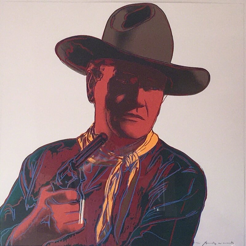 Andy Warhol, ‘John Wayne (FS II.377) ’, 1986, Print, Screenprint on Lenox Museum Board, Revolver Gallery