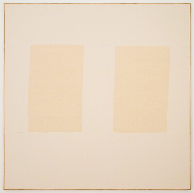 Ethan Cook, ‘Untitled’, 2014, Mixed Media, Handwoven cotton canvas and canvas in artist's frame, American Contemporary