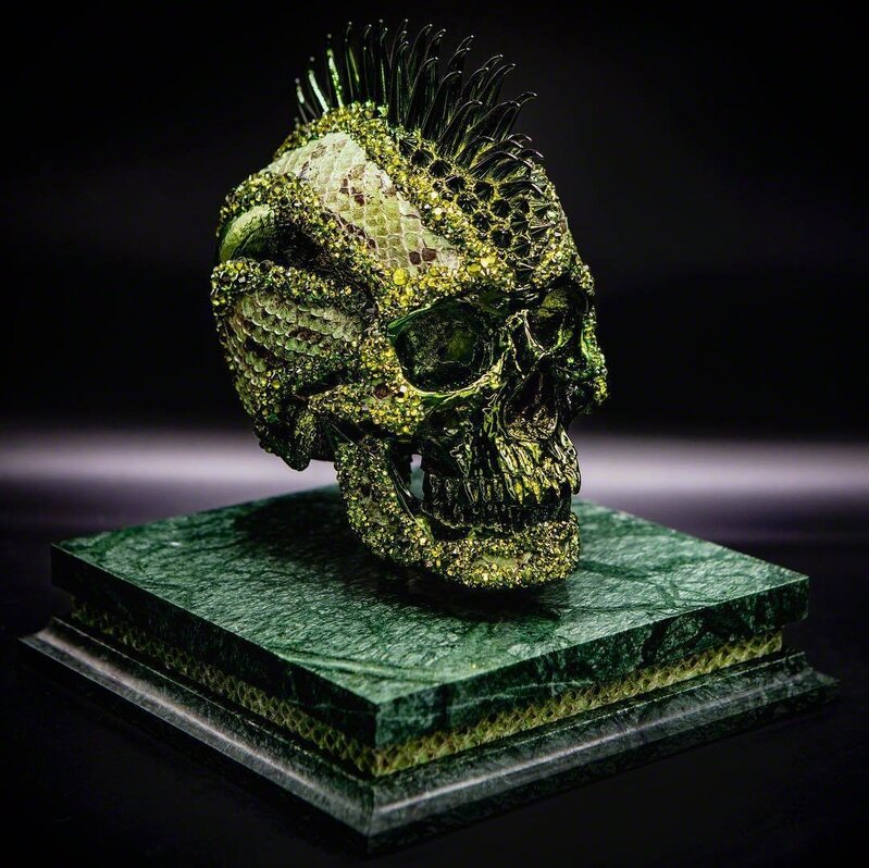 Jonas Leriche, ‘Green Vanity Skull’, 2019, Sculpture, Green Vanity Skull, EDEN Gallery