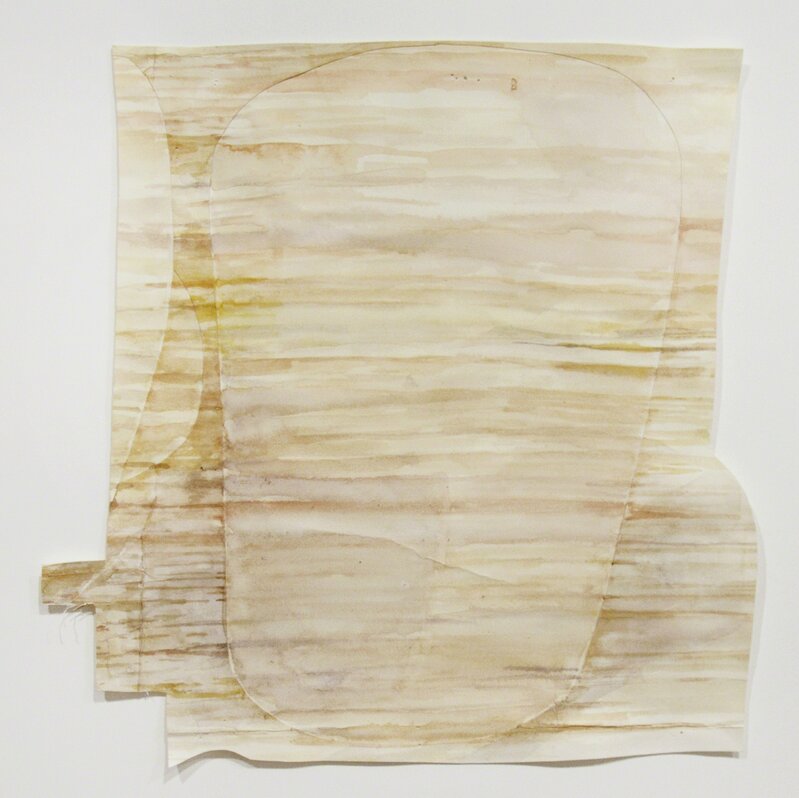 Dawn Clements, ‘Cut-out from MacDowell Table’, 2015, Drawing, Collage or other Work on Paper, Watercolor on paper, Pierogi