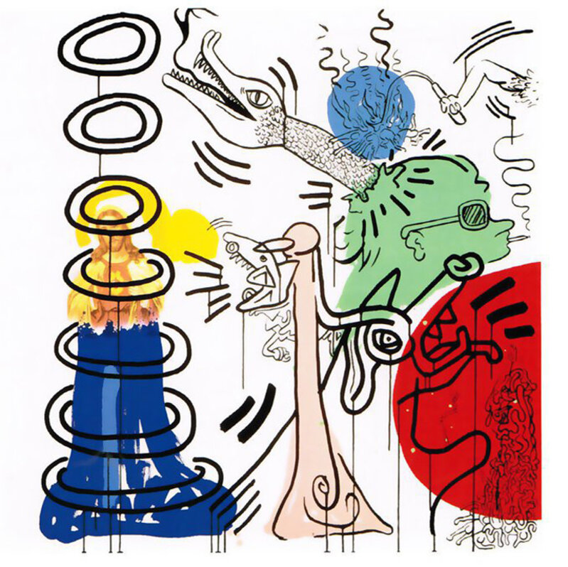 Keith Haring, ‘Apocalypse 5’, 1988, Print, Silkscreen, Georgetown Frame Shoppe