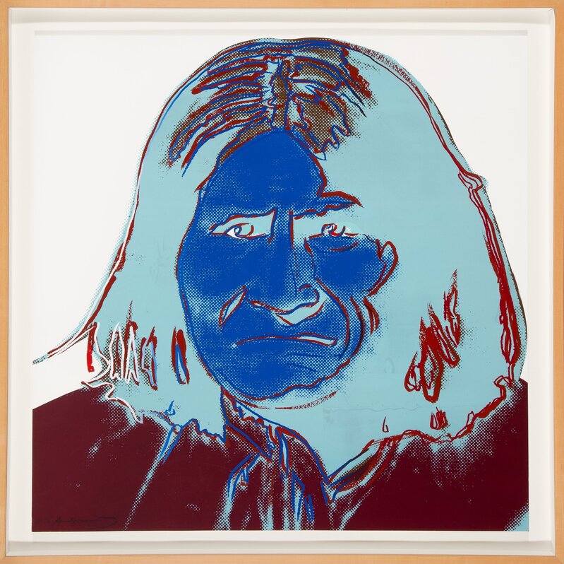 Andy Warhol, ‘Geronimo, from Cowboys and Indians’, 1986, Print, Screenprint on Lenox Museum Board, Heritage Auctions