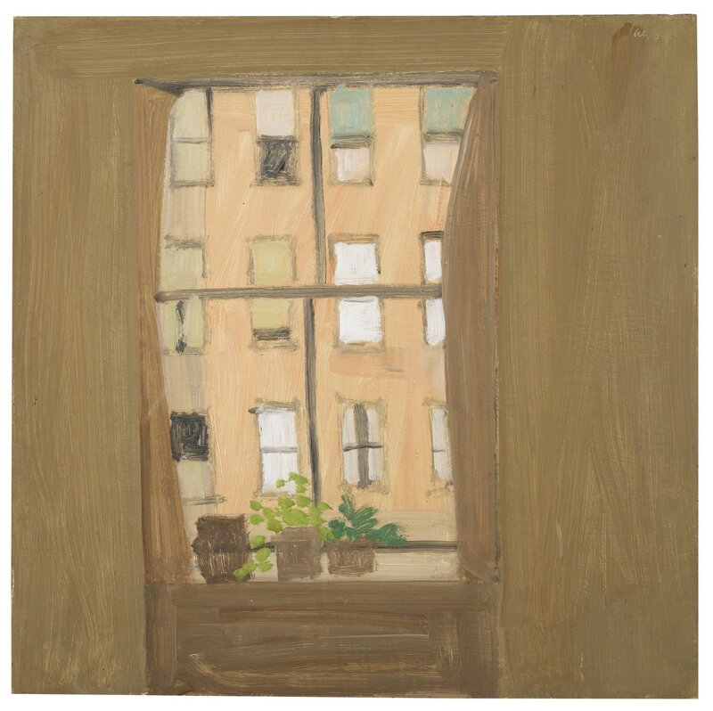 Alex Katz, ‘Window 5’, circa 1961-1962, Painting, Oil on Masonite, Sotheby's