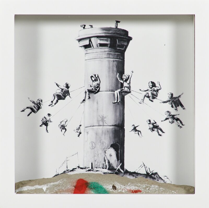 Banksy, ‘Walled Off Box Set’, 2017, Mixed Media, Giclee print with concrete piece of wall in the artist's designated Ikea frame, Rago/Wright/LAMA