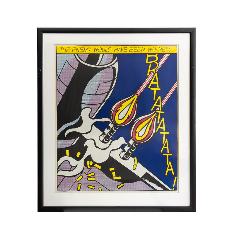 Roy Lichtenstein, ‘As I Opened Fire’, 1964-2000, Print, Three colour lithographs on paper, Artsy x Capsule Auctions