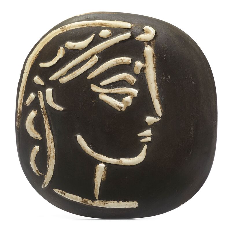Pablo Picasso, ‘Profil de Jacqueline’, 1956, Design/Decorative Art, Plate, Koller Auctions