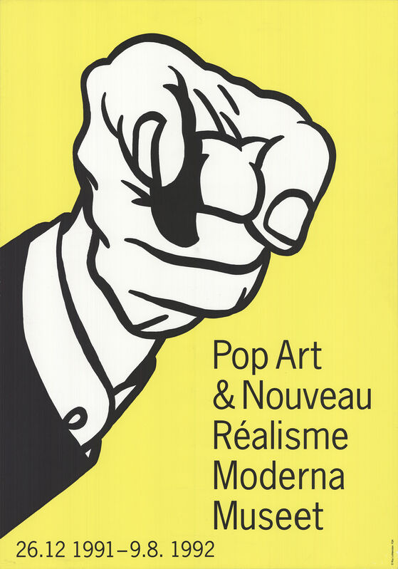 Roy Lichtenstein, ‘Pointing Finger’, 1992, Ephemera or Merchandise, Stone Lithograph, ArtWise
