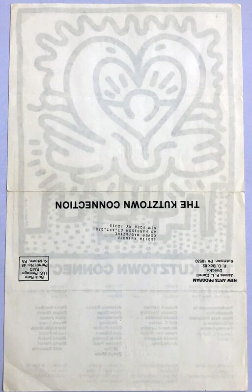 Keith Haring, ‘Keith Haring Kutztown Connection poster 1984’, 1984, Print, Offset printed poster announcement, Lot 180 Gallery