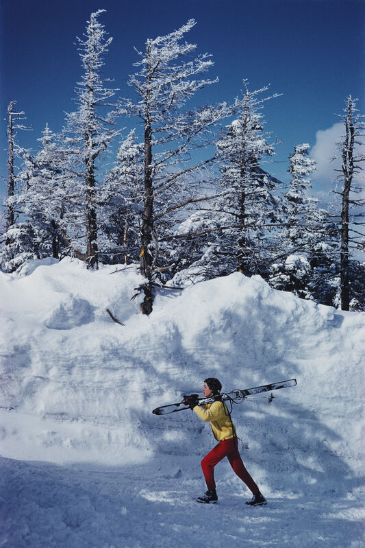 Slim Aarons, ‘Skier In Vermont’, 1962, Photography, C print, IFAC Arts