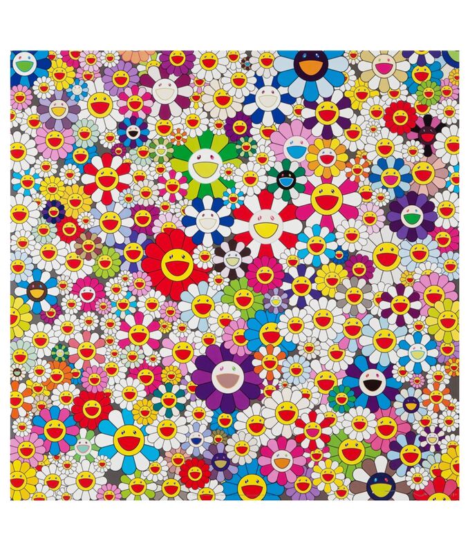 Takashi Murakami, ‘If I Could Reach that Field of Flowers, I Would Die’, 2010, Print, Offset lithograph with colours, on wove paper, Pinto Gallery