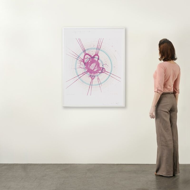 Damien Hirst, ‘Global-a-go-go-for Joe (from In a Spin, the Action of the World on Things, Volume I)’, 2002, Print, Etching in colour on 350gsm Hahnemühle paper, Weng Contemporary
