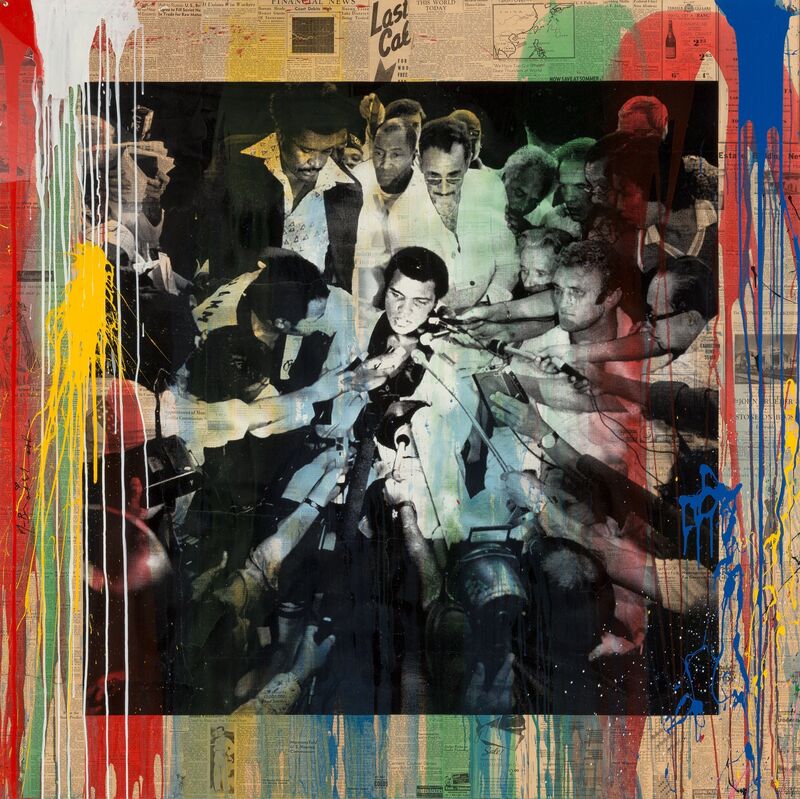 Mr. Brainwash, ‘Hero Ali’, 2017, Print, Silkscreen in colors with acrylic and spray paint on paper, Heritage Auctions