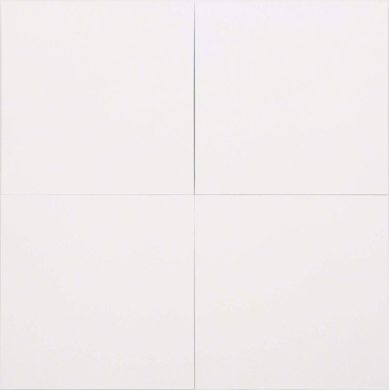 Robert Rauschenberg, ‘White Painting [four panel]’, 1951, Oil on canvas, Robert Rauschenberg Foundation