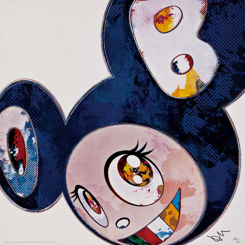 Takashi Murakami, ‘And Then x6 (Blue: The Superflat Method)’, 2013, Print, Offset lithograph, Seoul Auction