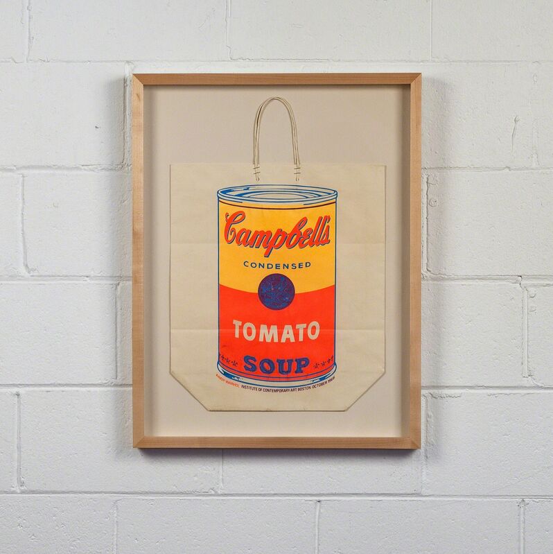 Andy Warhol, ‘Soup Can Bag [Feldman & Schellmann II.4a]’, 1966, Print, Screenprint in colors on shopping bag, Caviar20