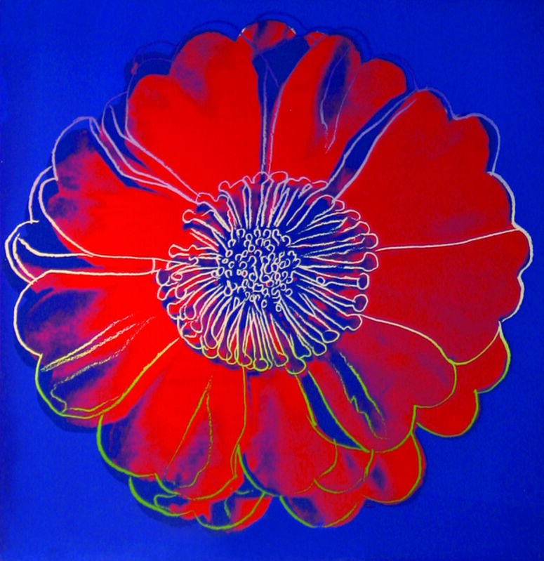 Andy Warhol, ‘Flower for Tacoma Dome’, 1982, Print, Unique silkscreen on paper, Woodward Gallery