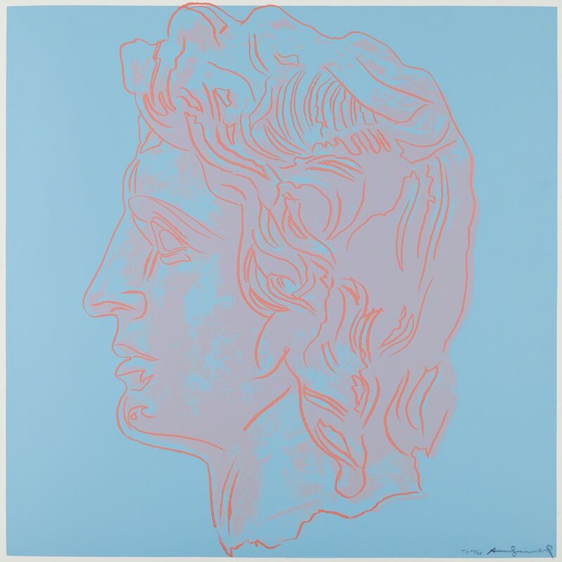 Andy Warhol, ‘Alexander the Great’, 1982, Print, Unique screenprint in colors, on Lenox Museum Board, with full margins, Phillips