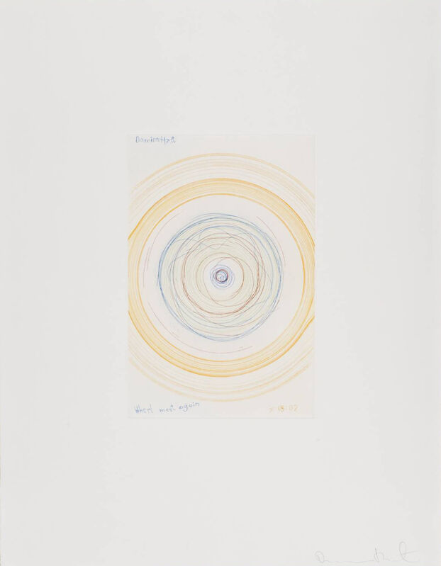 Damien Hirst, ‘Wheel meet again’, 2002, Print, Etching in colours, Oliver Clatworthy Gallery Auction