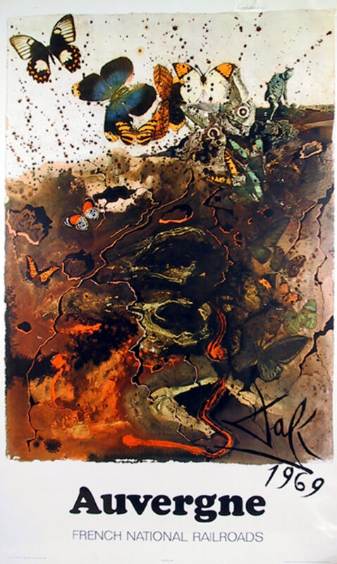 Salvador Dalí, ‘Auvergne’, 1969, Print, Poster, RoGallery