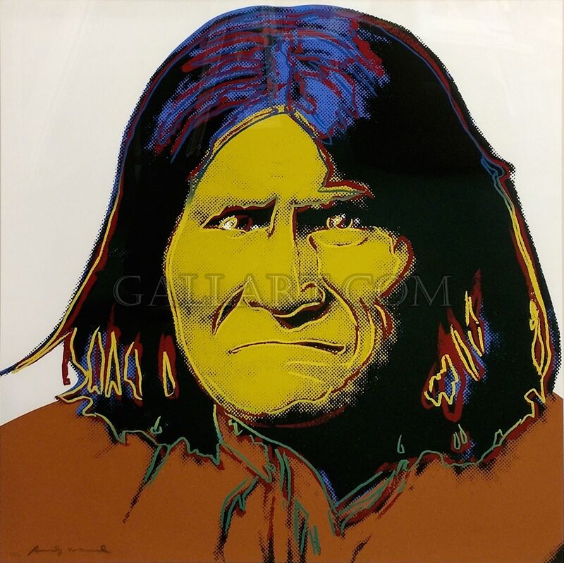 Andy Warhol, ‘GERONIMO FS II.384’, 1986, Print, SCREENPRINT ON LENOX MUSEUM BOARD, Gallery Art