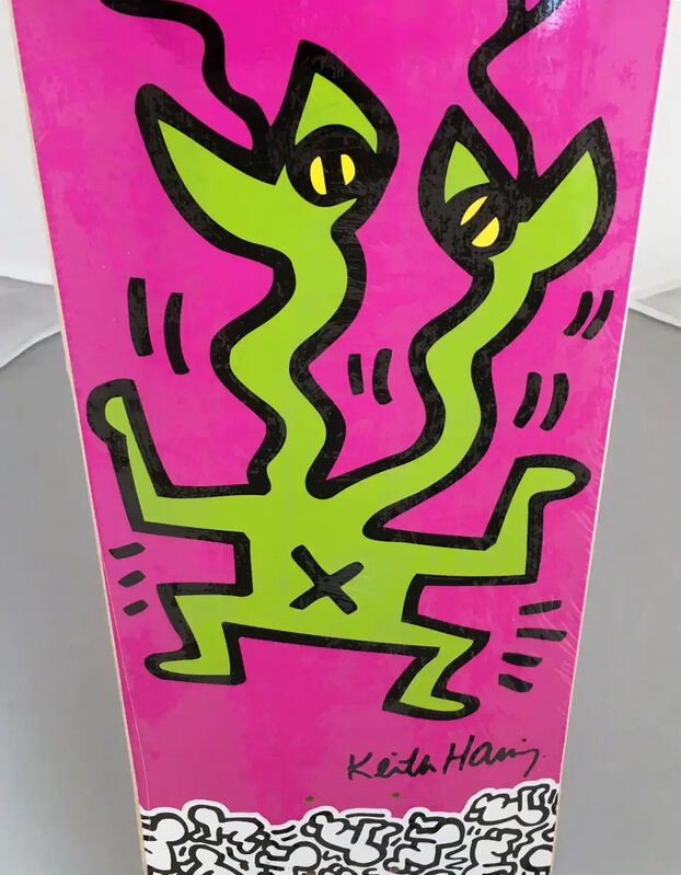 Keith Haring, ‘Keith Haring Skateboard Deck ’, 2012, Ephemera or Merchandise, Silkscreen on maple wood skateboard deck., Lot 180 Gallery