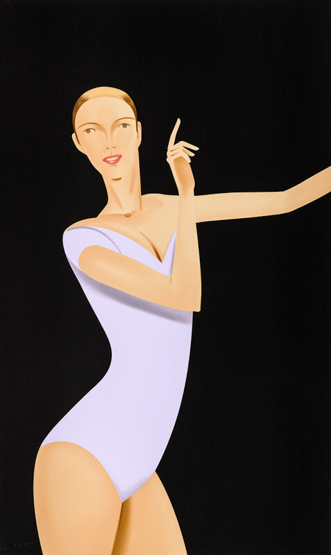 Alex Katz, ‘DANCER 1’, 2019, Print, Silkscreen in colors on Saunders Waterford HP High White 425 gsm paper, New Art Editions
