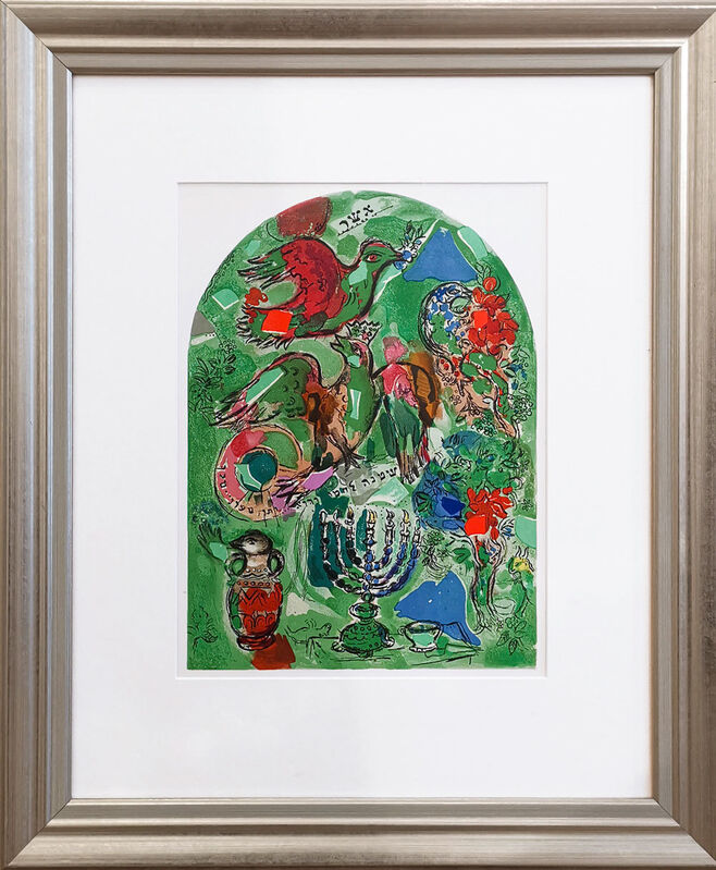 Marc Chagall, ‘Jerusalem Windows – Asher’, 1962, Print, Lithograph on cardboard, Galerie Kellermann