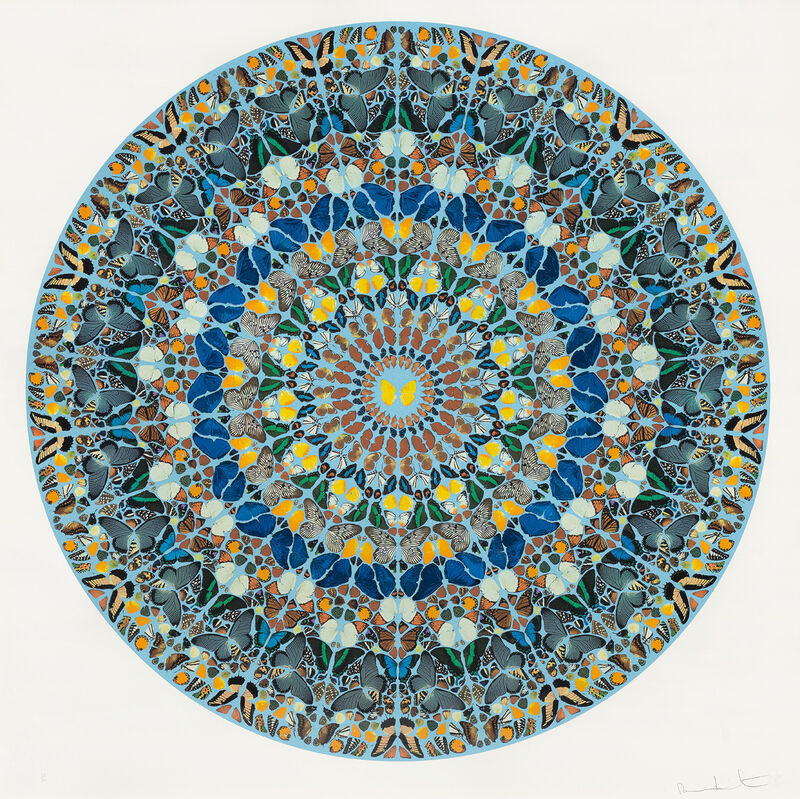 Damien Hirst, ‘Mantra’, 2011, Print, Screenprint in colours with diamond dust, on Somerset paper, with full margins., Phillips