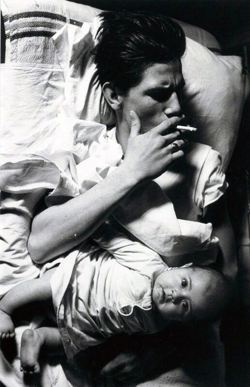 Larry Clark, ‘Billy with Baby (from the series “Tulsa”)’, 1963/1981, Photography, Gelatin silver print, CLAMP