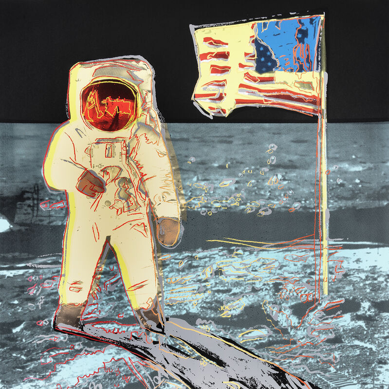 Andy Warhol, ‘Moonwalk 404 Yellow’, 1987, Print, Screen print in colours on Lenox Museum Board, Tate Ward Auctions